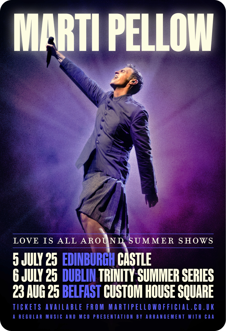 Marti Pellow Love is All Around Summer Shows Poster